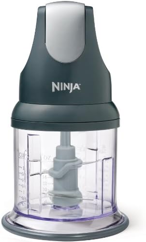 Ninja Express Chop Manual Food Processor, 16oz Bowl, Gray, NJ100GR by Unknown