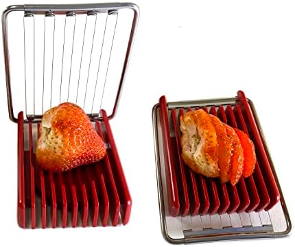 Norpro Dual Sided Flip N'Slice Slicer, Red, 4.25" x 3.25" x .88" - Image 4