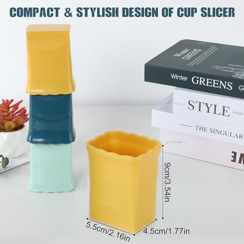 3Pcs Handheld, Egg & Banana Slicer, Stainless Steel Mini Cutter, Multifunctional Washable Fruit & Vegetable Slicer for Quick Salad Platter