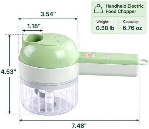 5-in-1 Food Chopper with Container, Multi-Function Vegetable Chopper. - Image 6
