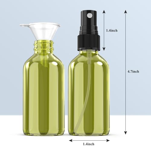 Wedama Spray Bottle, 2 oz Fine Mist Glass Spray Bottles, Little Refillable Liquid Containers for Watering Flowers Cleaning (16 Pack Olive Green) - Image 7