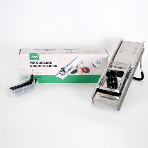 Lehman's Foldable Mandoline Veggie Slicer, Interchangeable Blades for All-In-One Vegetable Slicing, Easy to Clean, Store Flat - Image 2