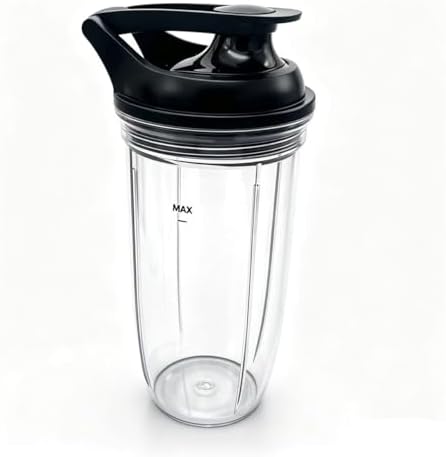 2pcs Replacement juicer personal jar 24oz cup with Premium To Go Lid, Compatible with nutribullet Ultra Plus+ Compact Kitchen System（NB50550AK）and Ultra Plus+ 2-in-1 Compact Kitchen System（NB20550） - Image 4