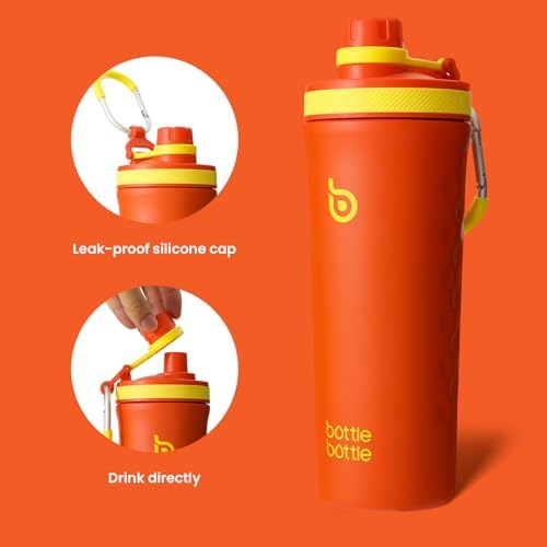 BOTTLE BOTTLE Shaker Bottle 26 oz orangered - Image 3