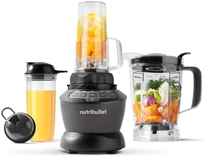 nutribullet® Full-Size Blender Combo, 1200W, Dark Gray, NBF50500 by Unknown