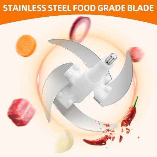 Auto Food Processor, 300W Touch Control Electric Chopper With Digital LCD - Image 6