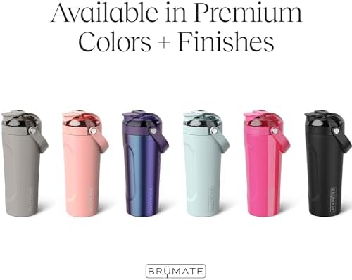 BrüMate MultiShaker Blender Shaker Bottle | 100% Leakproof Insulated Stainless Steel | Pre Workout and Protein Shaker Bottle for the Gym | 25oz (Kiwi) - Image 3