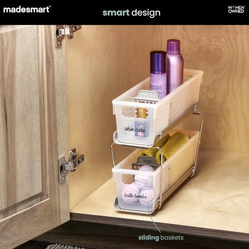 Compact Two Level Organizer, Frost