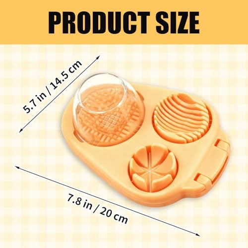 3 in 1 Egg Slicer for Hard Boiled Eggs with Cleaning Brush - Image 4