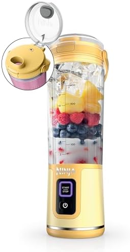 Ninja Blast Portable Blender, Cordless,18oz Vessel, Lemon Meringue, BC151LB by Unknown