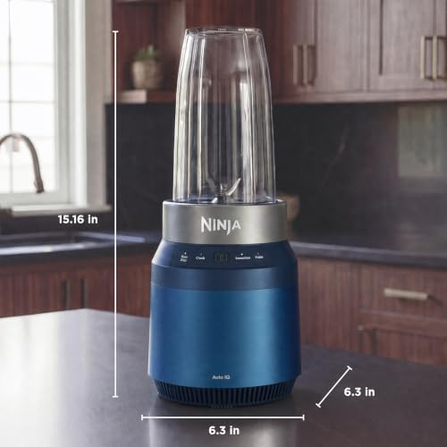 Ninja Nutri Power Blender, 24oz, 110PW, Auto iQ, Blue, BQ401BL - Image 5