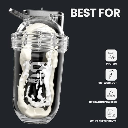 SHAKESPHERE Protein Shaker Bottle with Straw 13.5oz BPA-Free Tritan, Green - Image 5