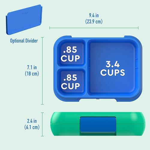Pop Leak-Proof 3-4 Compartment Bento-Style Lunch Box