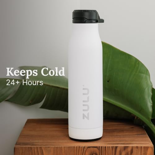 Ace 24oz Insulated Stainless Steel Water Bottle, Chug Spout, Ice Blue