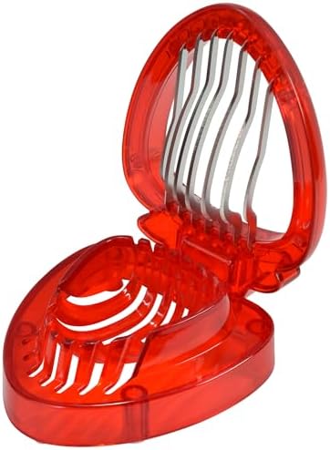 School Lunch Kitchen Gadget 5-Piece Gift Set – Includes Sandwich Spreader, Strawberry & Egg Slicer, Disposable Wood Spoons, Cleaning Brushes & Orange Peeler