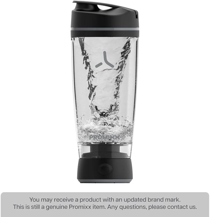 Promixx Pursuit Protein Shaker Bottle, Premium Sports Bottle for Protein Mixes and Supplement Shakes, Easy-Clean Durable Protein Shaker Cup, 950 ml, Midnight Blue