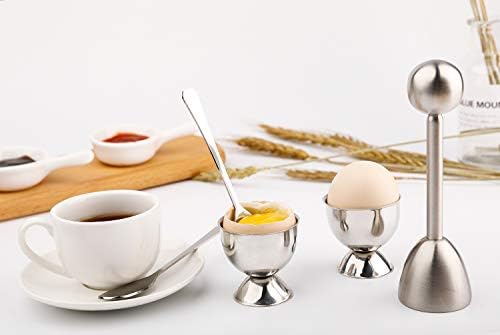 Egg Cracker Topper Cutter Set for Soft Boiled Eggs