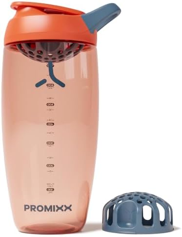 PROMIXX Pursuit Protein Shaker Bottle 26oz, Ecozen, Burnt Orange by PROMIXX