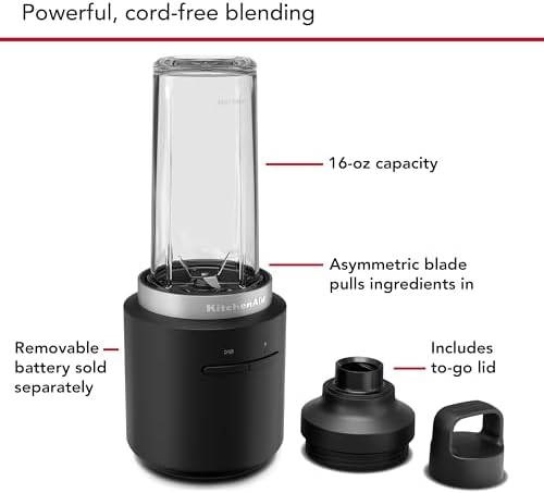 KitchenAid Go Cordless Personal Blender - battery included, KSBR256 - Image 3