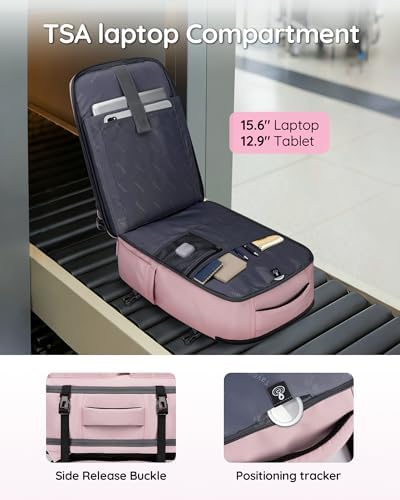 Taygeer Travel Backpack for Women, Travel Personal Item Bag with Shoe Pouch - Image 5