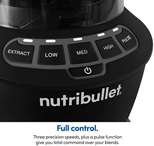 nutribullet® Full-Size Blender Combo, 1200W, Matte Black, NBF50500AK - Image 3