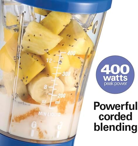 Portable Blender for Smoothies With 14 oz. Travel Jar