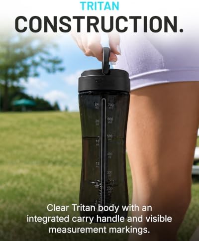 PerfectShaker LUMA 28oz Tritan Protein Shaker Bottle with Straw - Image 4