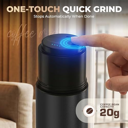Rechargeable Electric Grinder, Portable Brew Pour Over Coffee Maker