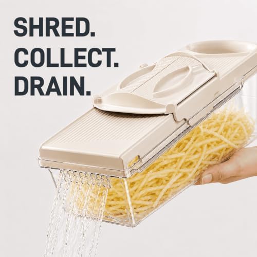 Safe Mandoline Slicer For Kitchen, 5-Setting Adjustable Vegetable Slicer - Image 5