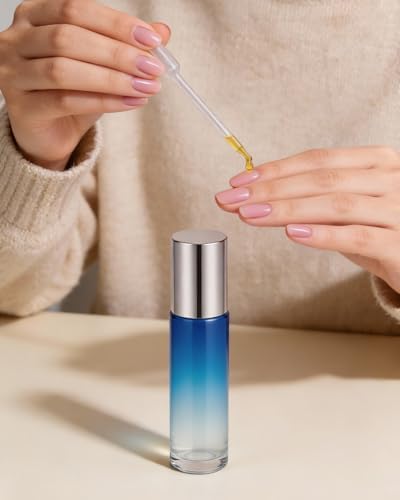 Essential Oil Roller Bottles - 4 Pack Refillable 10ml Glass Roller Bottles - Image 6