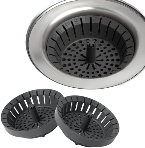 3Pk Clog-Free Kitchen Sink Strainer - USA Made Sink Drain Strainer