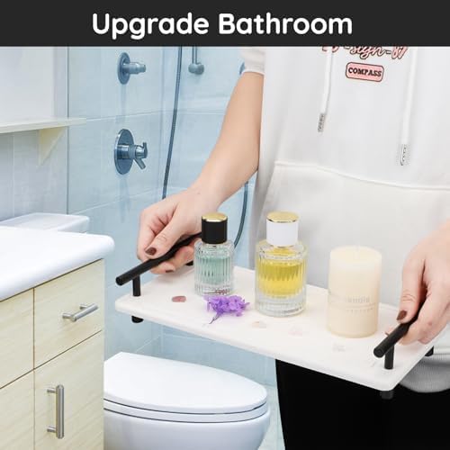 12x6in Fast Drying Sink Caddy, Stone Drying Mat for Kitchen Counter, Bathroom Vanity Tray Diatomaceous Earth Stone Coasters Sponge Holder Soap Drying Rack Water Absorbing Stone Tray for Sink