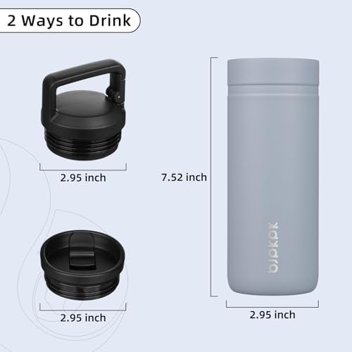 BJPKPK 20 oz Insulated Travel Water Bottle, Coffee Tumbler Stainless Steel - Image 4