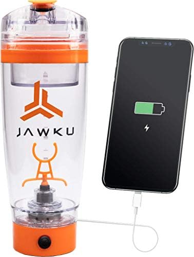 POWER SHAKER BOTTLE NOW WITH DRY STORAGE CONTAINER // A Powerful 11,000 RPM Mixer and Built-In Charger for Your Devices / 600ml (20oz.) BPA Free / *NEW* DRY STORAGE CONTAINER