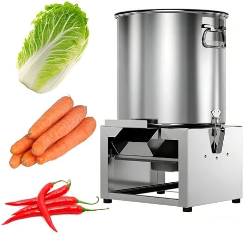 Commercial Electric Vegetable Chopper, Heavy Duty Stainless Steel Food Processor, High Output Feed Grinder Crusher for Poultry Livestock Animal Feeding, 50-120 KG/H (1500, Watts)