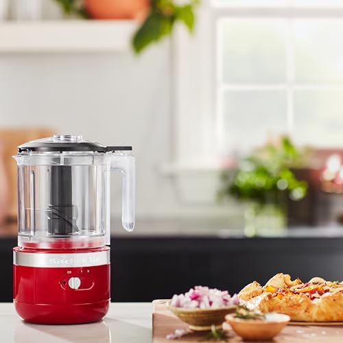 KitchenAid 5 Cup Food Chopper Cordless KFCB519ER, Empire Red - Image 5
