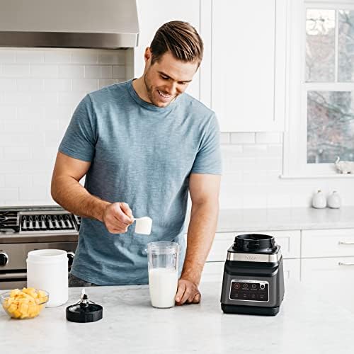 Ninja DB751A Pro Plus DUO Blender, 1400W, Auto-IQ, 3 Modes: Smoothies, Frozen Drinks, 72oz Pitcher, 2x24oz Cups, Pro Blades, Black/Stainless - Image 6