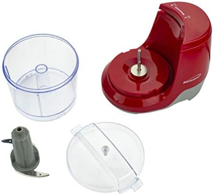 Brentwood MC-109R 1.5 Cup Mini Food Chopper, Red - Image 6