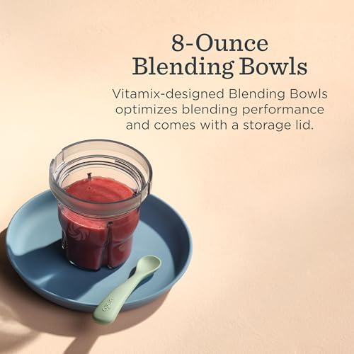 Vitamix 8-Ounce Blending Bowls with Storage Lids, 2-Pack, Dishwasher-Safe - Image 2