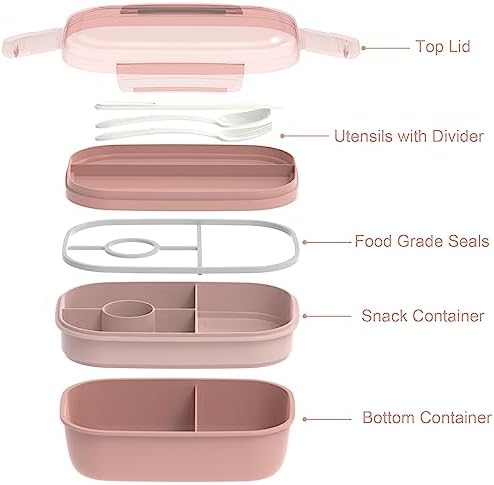 Leakproof Bento Box & Insulated Lunch Bag Set for School and Work