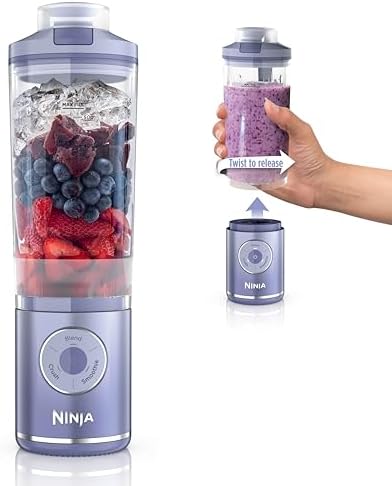 Ninja Blast Max Portable Blender, Twist & Go, 22oz, Lavender, BC251LD by Unknown