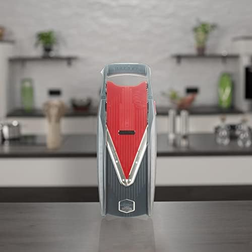 Börner Mandoline Slicer Vital (Profi Set) • Vegetable Slicer with Stainless Steel V-Blade & Dressing Function • 12 Cutting Styles • For Slices, Zoodles, Strips, & Dices in Various Thicknesses - Image 2