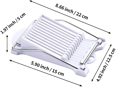 2 Pack Luncheon Meat Slicer, Egg Slicers,Strawberry Slicer - Image 2