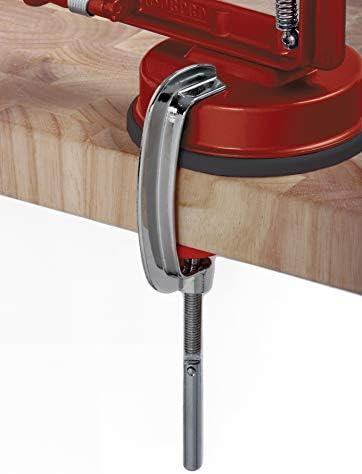 Norpro Apple Master-Apple, Potato, Parer, Slicer & Corer with Vacuum Base & Clamp,Red