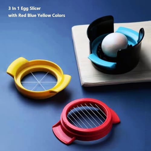 Egg Slicer Cutter Multi-functional Hard Boiled Egg Wedger - Image 2