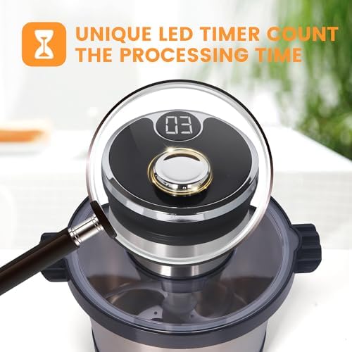 16 Cup Steel Bowl 850W Electric Food Processor