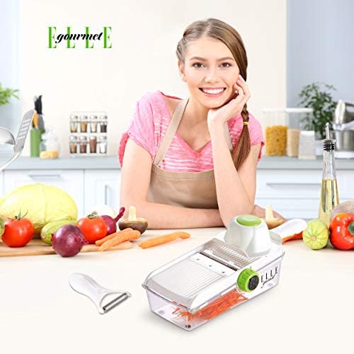 Mandoline Slicer Sets – Multiple Pieces & Parts Included for Slicing, Chopping and Peeling - Image 4