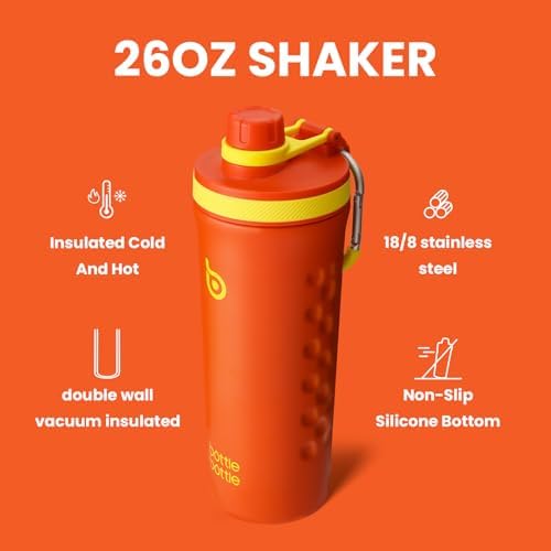 BOTTLE BOTTLE Shaker Bottle 26 oz orangered - Image 2