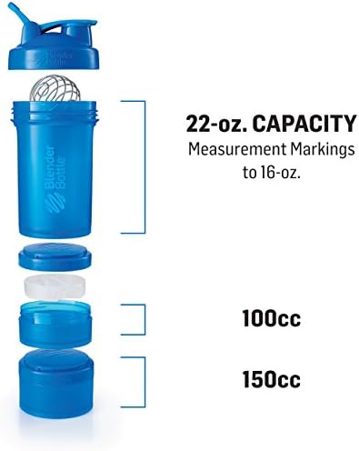 ProStak Plastic Pill Organizer and Storage 22 oz Pebble Grey