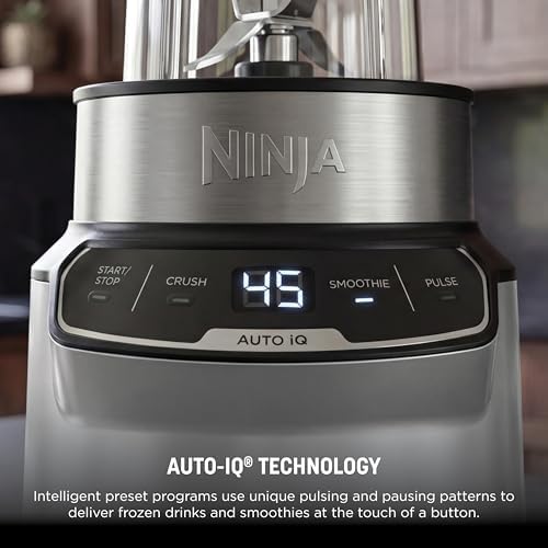 Ninja Nutri-Blender Pro with Auto iQ, 1100PW, (2) 24oz Cups, BN401 - Image 4